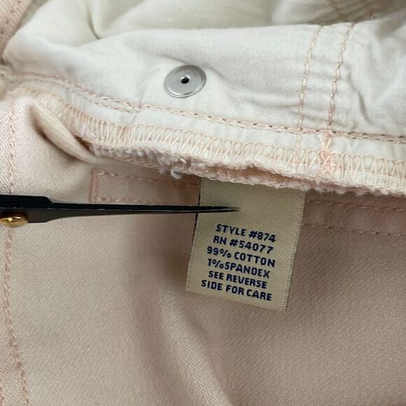 CAbi Lou Lou Blush Straight Leg Jean , Style 874 - 6 - Picture 4 of 4